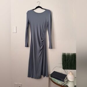 Wilfred Slate Long Sleeve Dress